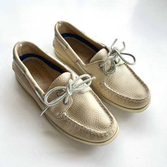 Sperry Authentic Original Ice‎ Beige Leather 919504 - Picture 1 of 7